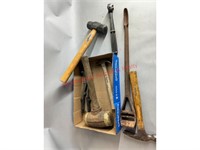 Assorted Hammers & Hand Tools