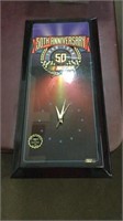 50th Anniversary Nascar Clock