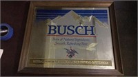 Busch Beer Mirror Advertising