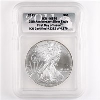 2011 Silver Eagle ICG MS70