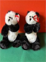 2 Ty Pandas 9"