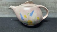 Beautiful Vintage Art Deco Spongeware Tea Pot By E