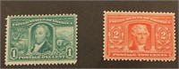 U.S #323, #324 Mint Hinged