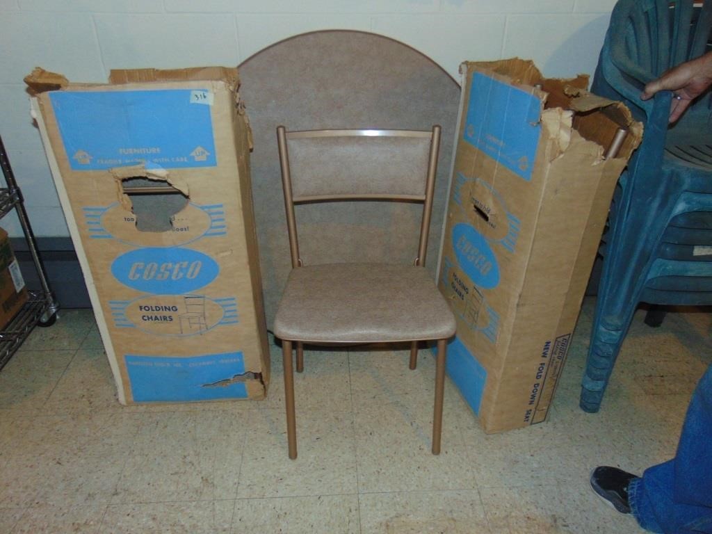Vintage Cosco Folding table & Chairs Set