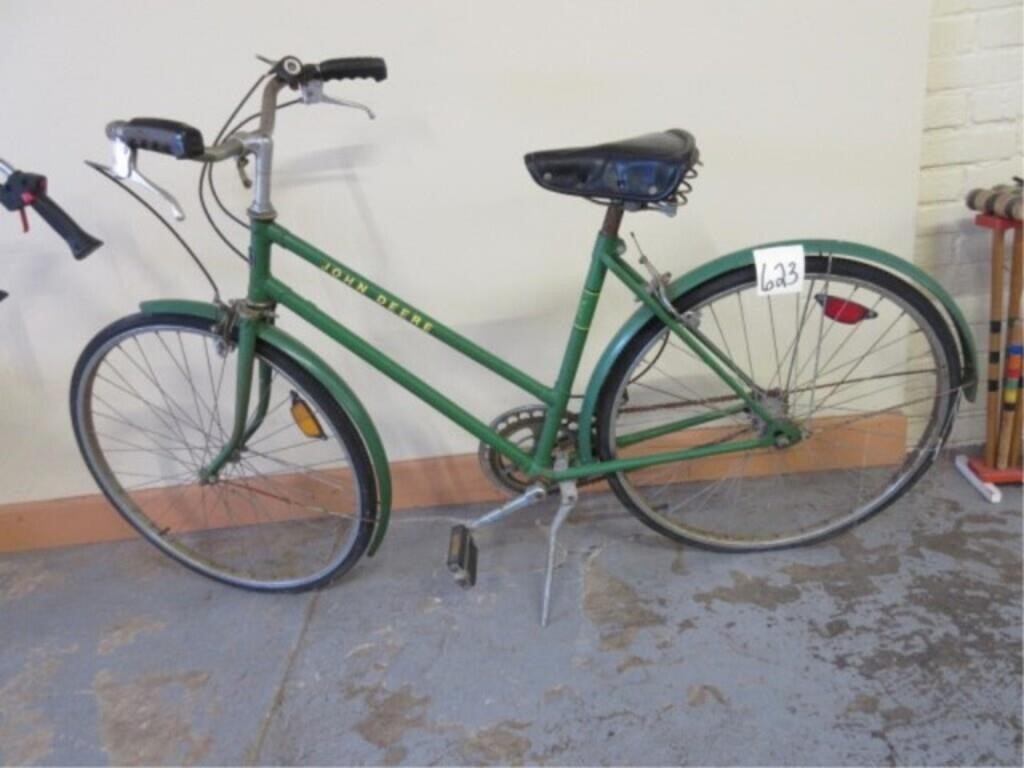 Vintage John Deere 3-Speed Green Girls Bicycle