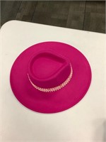 $20  Fuschia wide brim hat