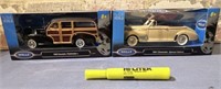 (2 PCS) WELLY COLLECTION MODEL CARS - NIB