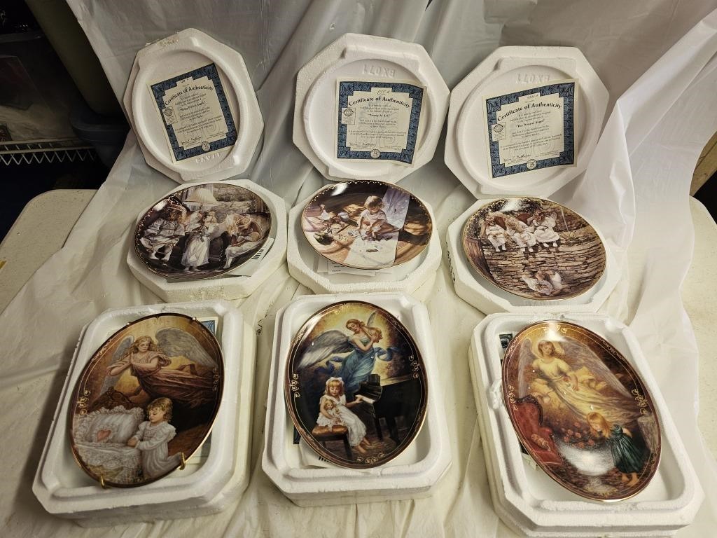 6 Bradford Exchange Angel Collector's Plates