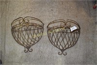 Iron wall baskets small