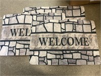 New (3) Welcome Mats