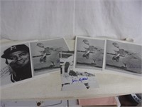 Vintage Signed Milwaukee Braves Photographs