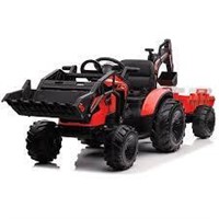 24V Ride on Toys Tractor  Kids Excavator