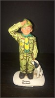 Norman Rockwell "Can't Wait" Boy Scouts Figurine
