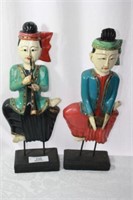 Pr of Asian Figurines