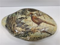 Pheasant Paperweight Decoupage
