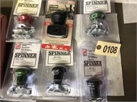 6 Spinner Knobs