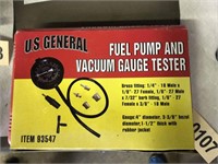 Fuel Pump and Vacuum Gauge Tester