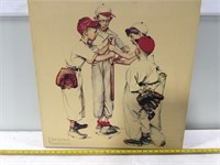 Norman Rockwell Print on Canvas