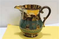 A Ceramic Lusterware Pitcher