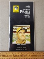 1971 Pittsburgh Pirates Press Guide