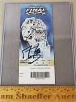 2011 Stanley Cup Ticket Signed Mark Andre Fleury