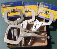 4 vise-grips, 3 new