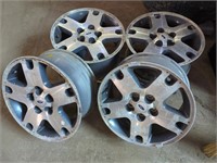 Four 16" Ford Rims