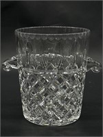 Cut Glass Champagne / Ice Handled Bucket