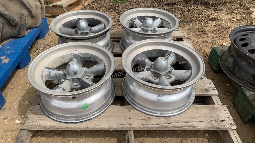 (4) 15" 5 Bolt Rims