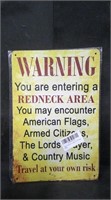 WARNING, YOU ARE ENTERING A REDNECK AREA... 8x12 T