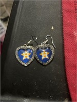 Houston Astros Earrings NEW