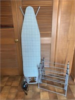 Ironing Board, Iron, & Drying Rack