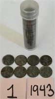 T - TUBE OF 1943 PENNIES (1)