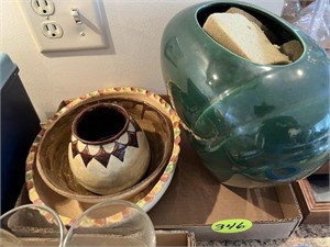 Vases & Assorted Bowls