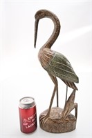 *Sculpture d'ibis, en bois