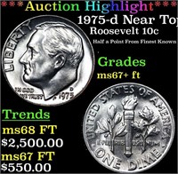 ***Auction Highlight*** 1975-d Roosevelt Dime Near