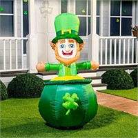 Joiedomi 6 FT St Patricks Day Inflatable Leprechau