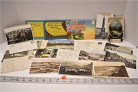 Collection of old post cards, many with