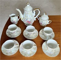 Vintage Porcelain Demitasse Tea Set