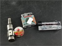 Lot of 4:  3 vintage lighters and a very cool Japa