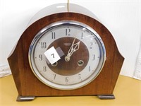 ENGLISH MANTLE CLOCK, MADE BY SMITHS ENFIELD