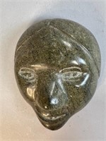 INUIT CARVED SOAPSTONE FACE