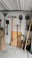 Shovels, Pick, Rake & More Assorted Outdoor Tools