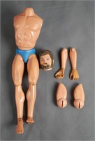 1975 12" GI Joe Action Figure- Muscle Body