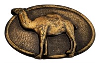 Brass Oval Camel Belt Buckle