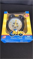 Big Wheel Alarm Clock with Glow in the Dark Hands