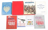 CIVIL WAR TO WWII MILITARY THEMED BOOKS LOT
