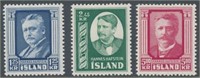 ICELAND #284-286 MINT FINE-VF VERY LH