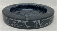 Marble ashtray with horse or elephant design