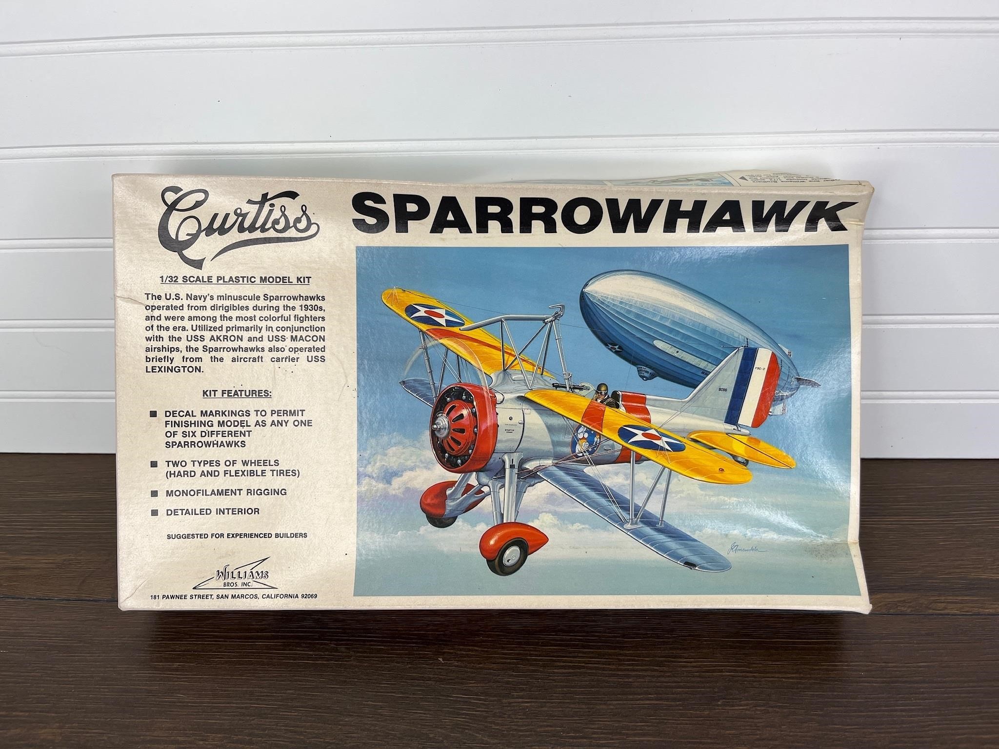 Williams Bros Curtiss Sparrowhawk Model